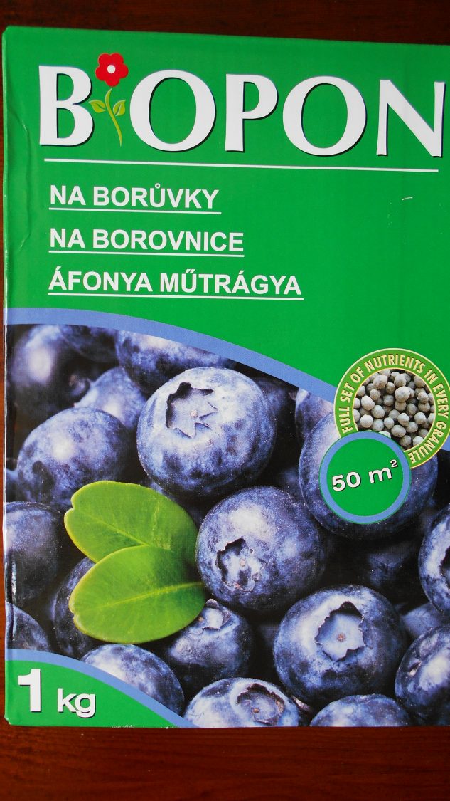 Áfonya műtrágya